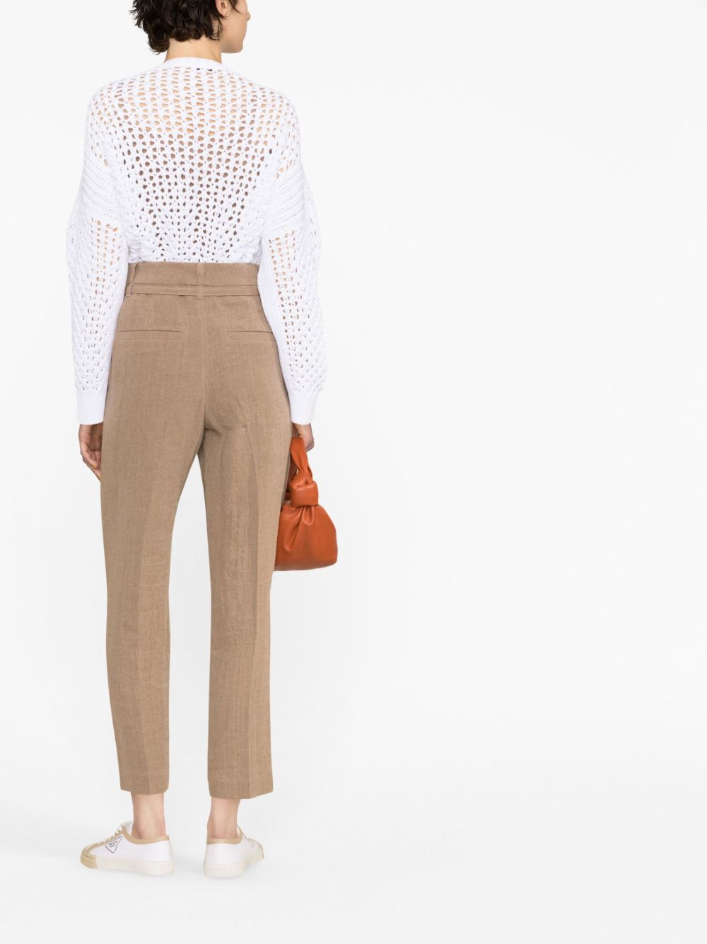 Brunello Cucinelli Monili-chain tailored trousers Women