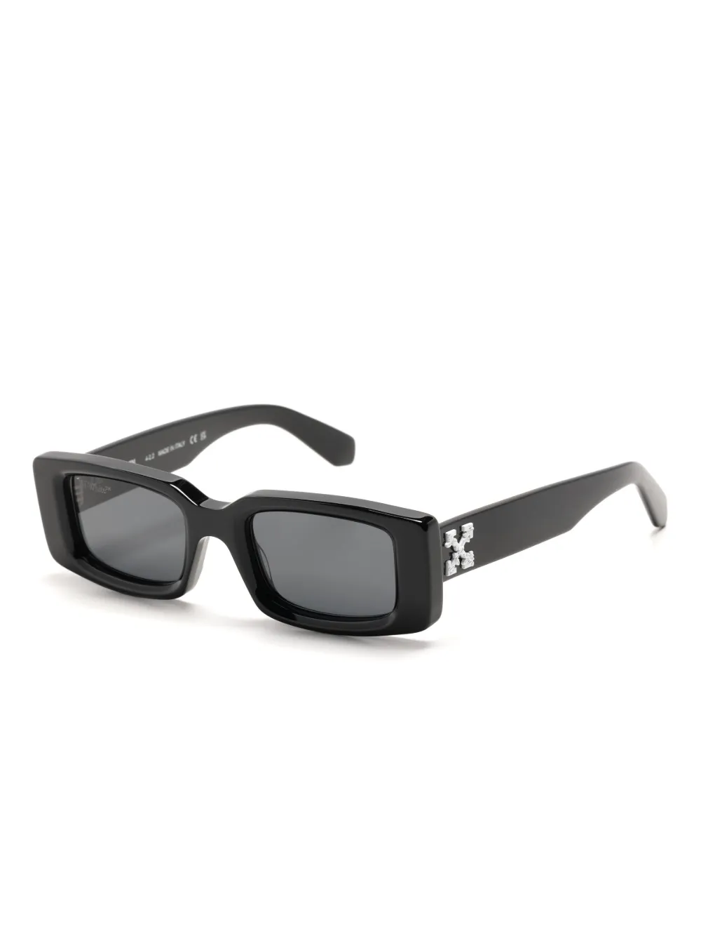 OffWhite Arthur rectangleframe Sunglasses Farfetch