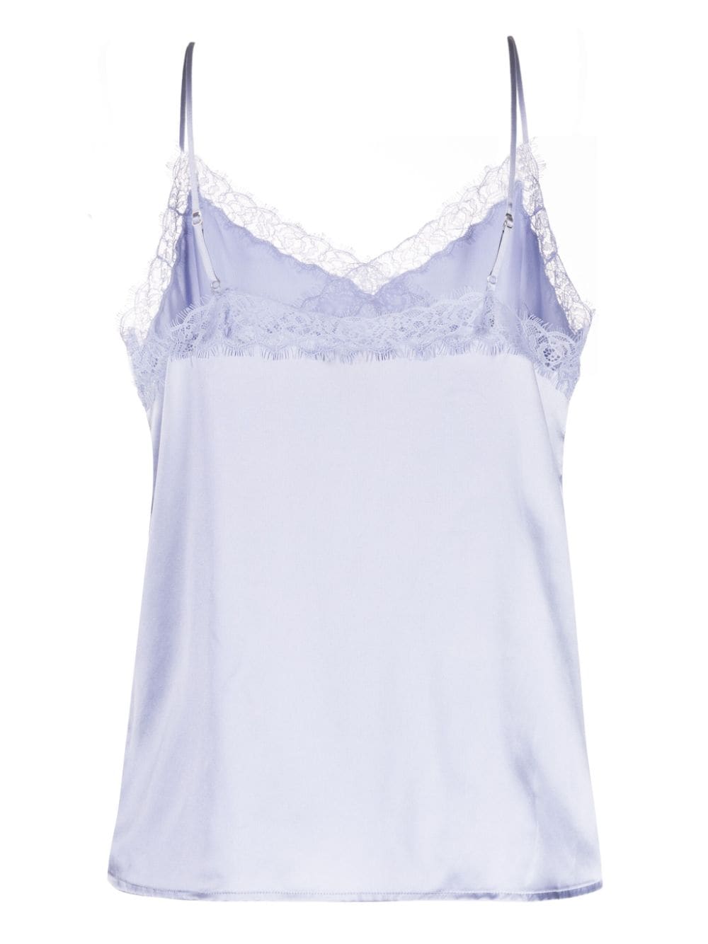 Image 2 of PAIGE lace-embroidered silk tank top
