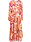 TWINSET abstract-print dress - Orange