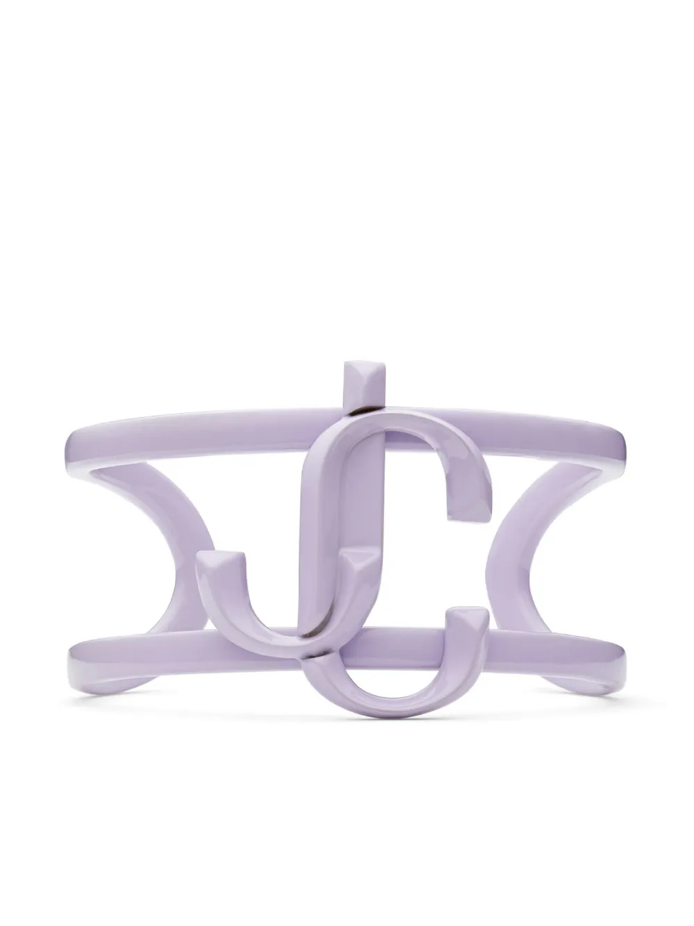Jimmy Choo Jc Monogram Cuff In Purple
