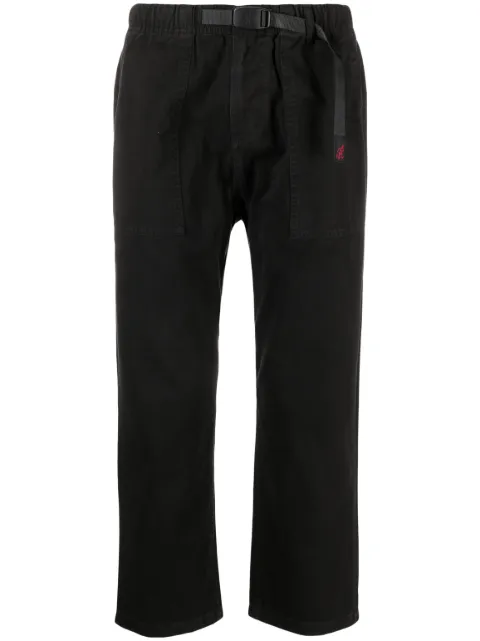 Gramicci buckle-fastening cotton cropped trousers 