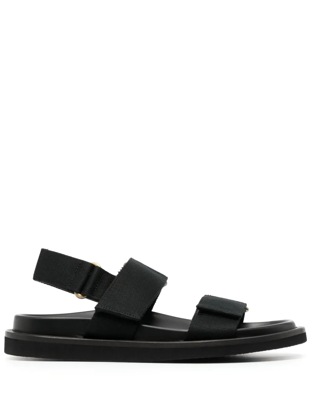 Uma Wang Uma Women's Black Slingback Velcro Sandals In Black