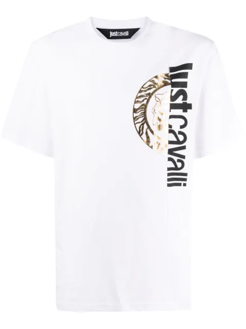 Just Cavalli logo-print cotton T-shirt