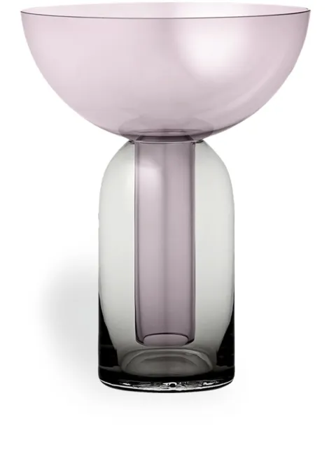 AYTM Torus transparent-design vase (19.5cm)