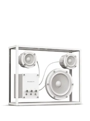 Transparent Speaker Transparente Grande | Branco | FARFETCH BR