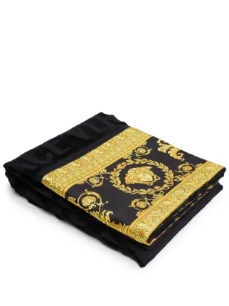 Versace I Love Baroque Face Towel Farfetch