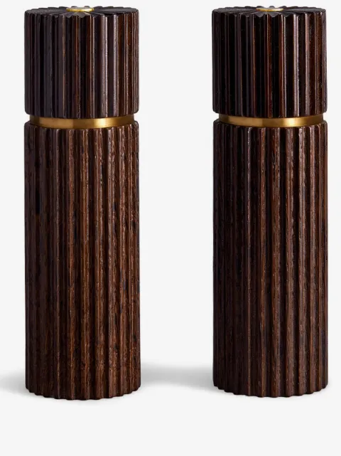 L'Objet Ionic Salz- und Pfeffermühle aus Holz