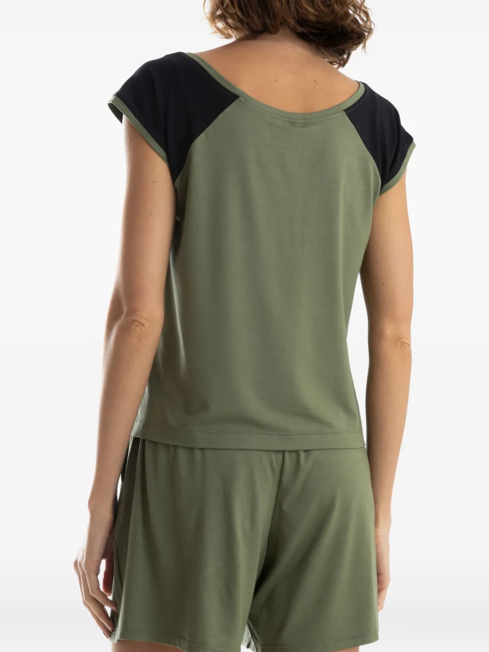 Lygia & Nanny T-shirt met raglan mouwen Groen