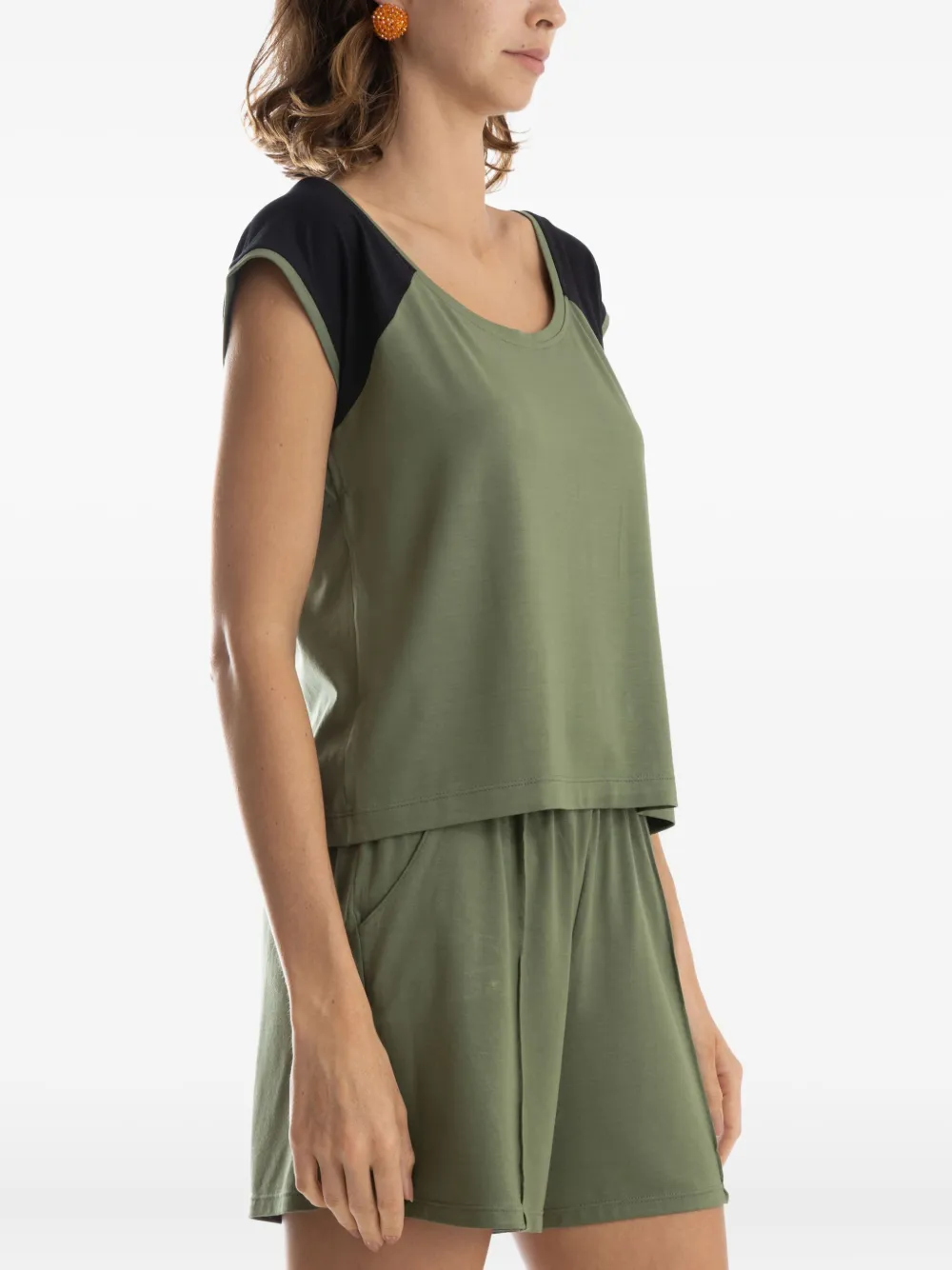 Lygia & Nanny raglan-sleeves T-shirt | Green | Image 1