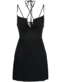 P.A.R.O.S.H. multiple-strap mini dress - Black