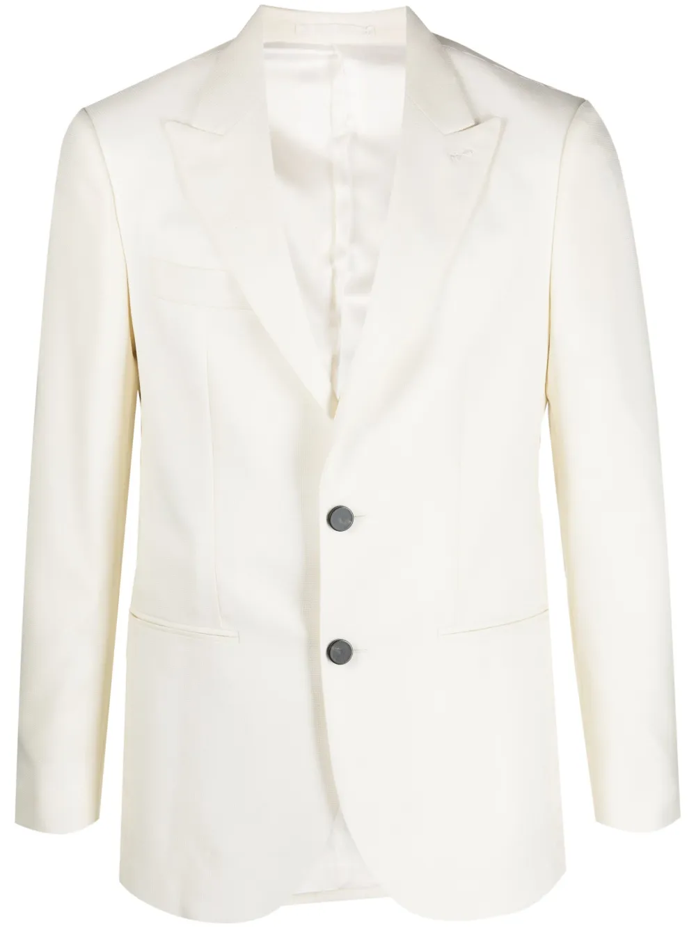 D4.0 virgin wool long-sleeve blazer