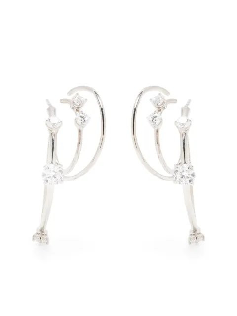 Panconesi Constellation crystal-embellished hoops