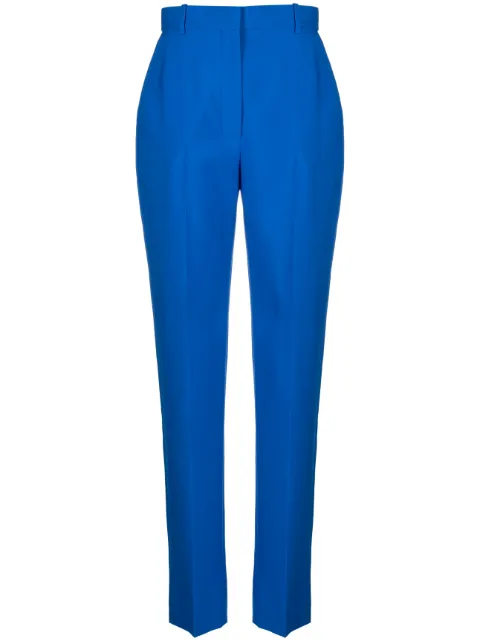 Alexander McQueen pantalones de vestir con tiro alto