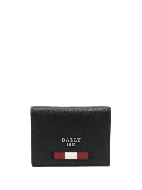 Bally signature stripe cardholder