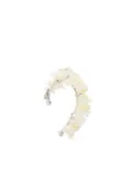 Courrèges mother of pearl ear cuff - White