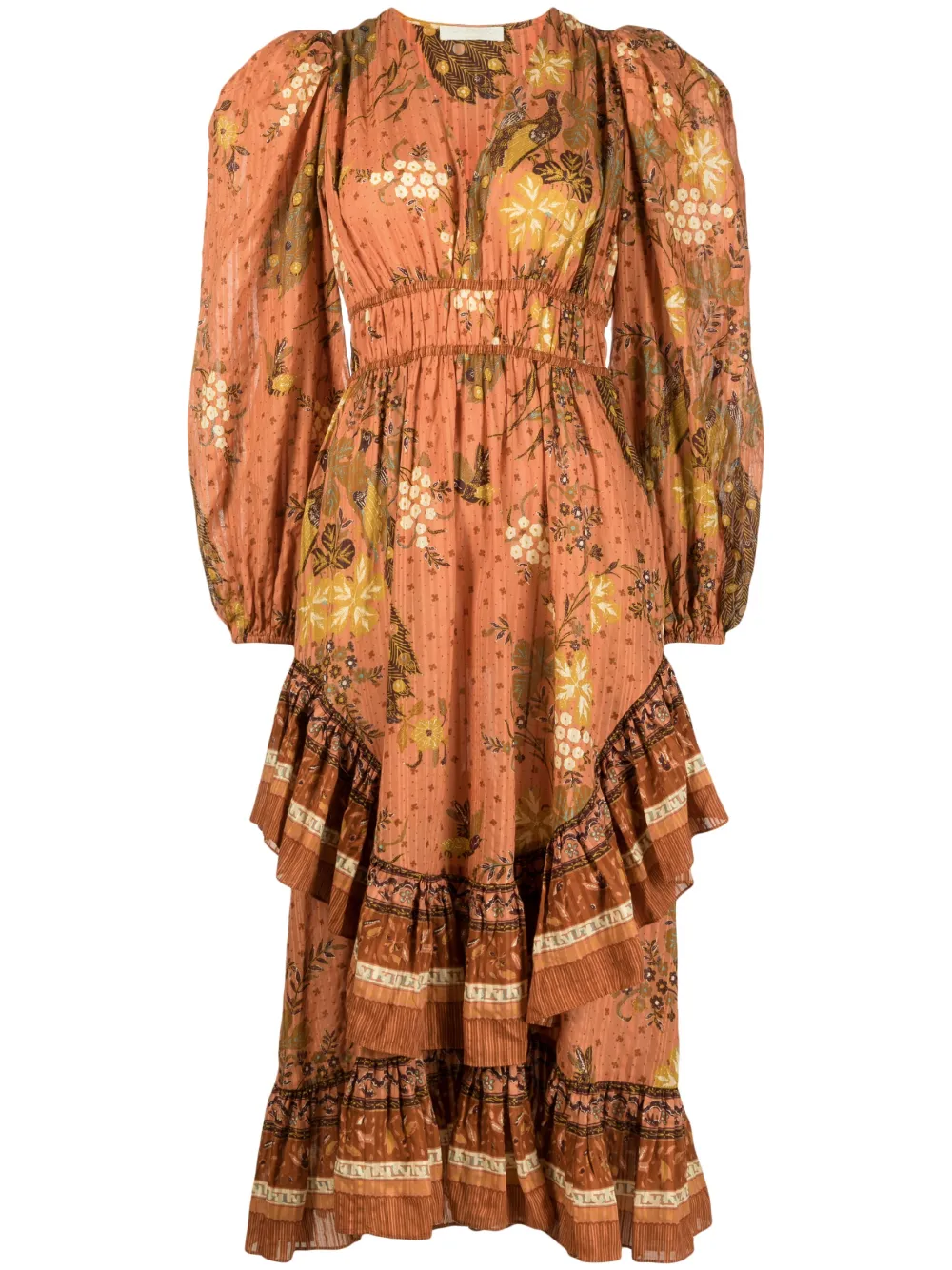 Ulla Johnson Portia Dress In Orange