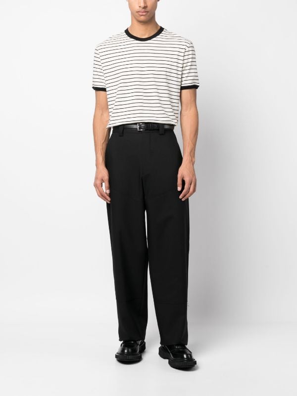 Valentino Garavani stripe-print short-sleeved Shirt - Farfetch