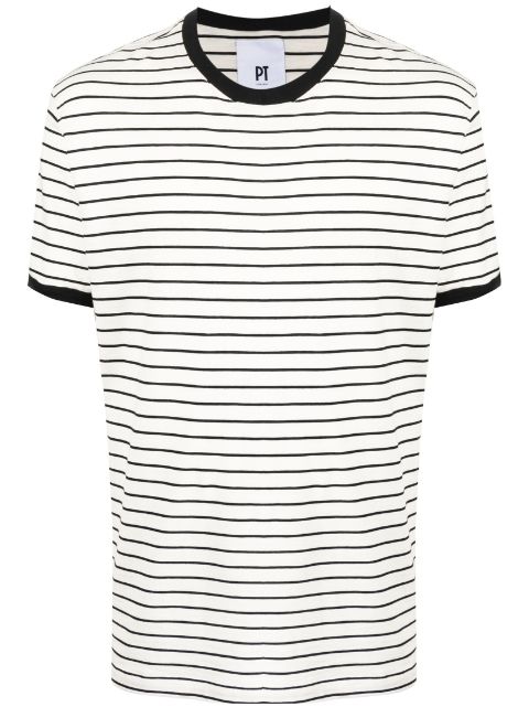 PT Torino stripe-print short-sleeved T-shirt