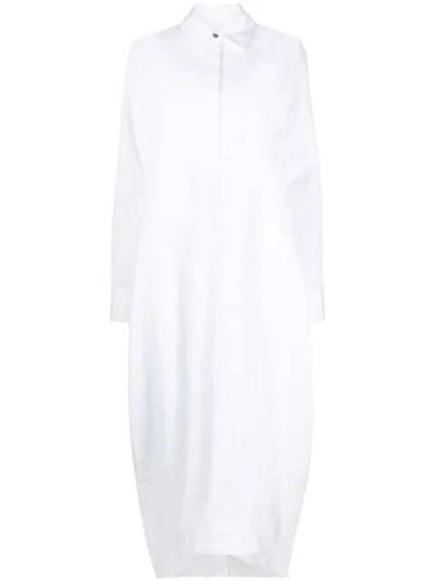 Jil Sander baggy-fit shirt maxi dress
