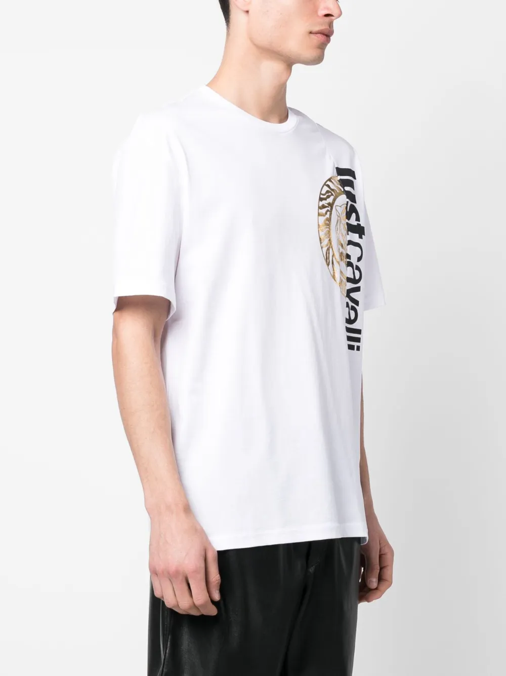Just Cavalli T-shirt bambino manica corta con logo bianco main image 1