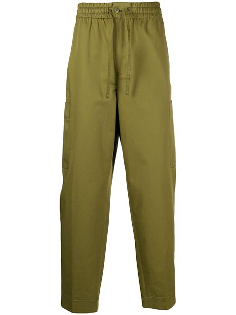 Kenzo logo-patch cargo jogging trousers