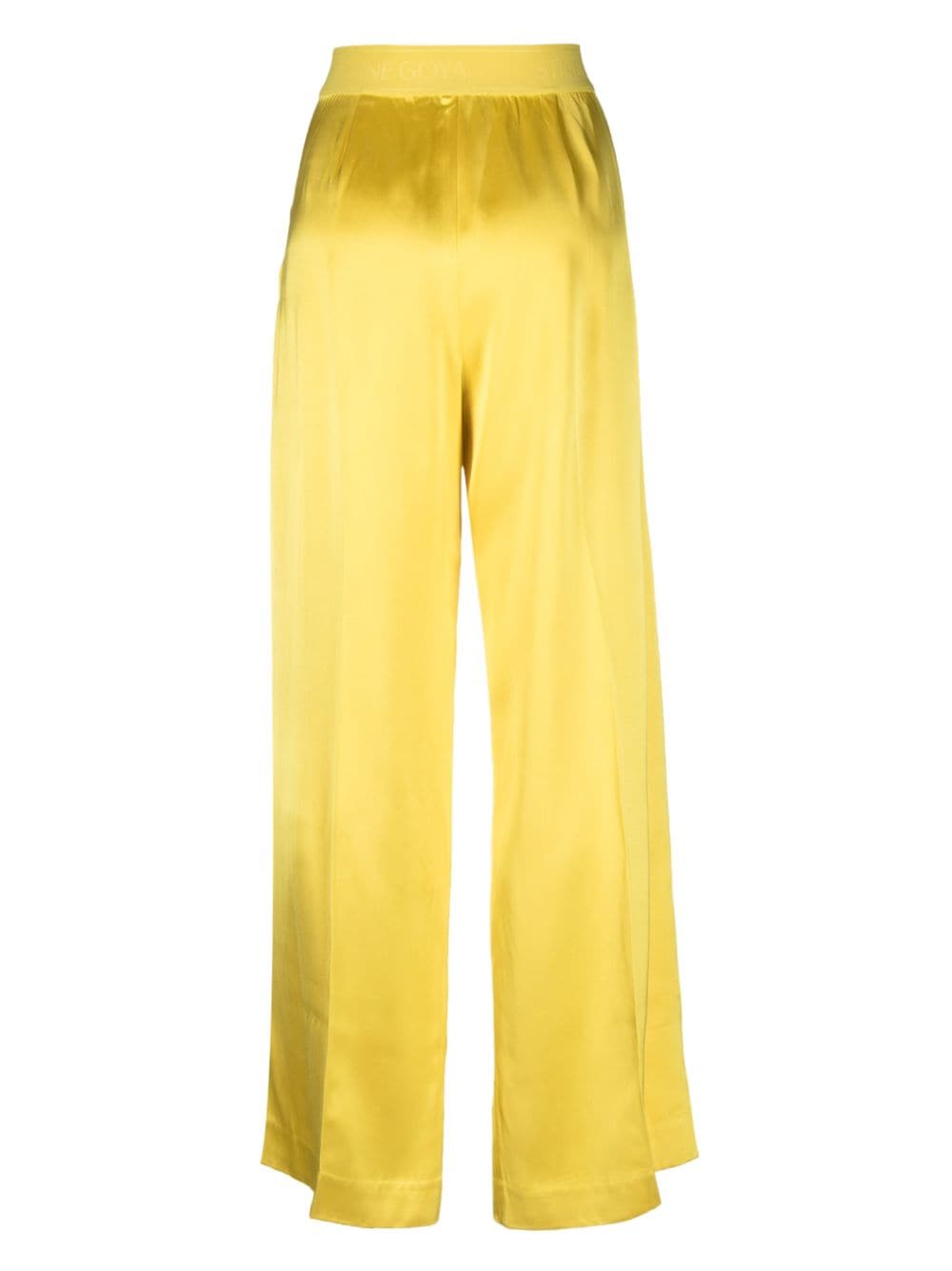 Shop Stine Goya Ciara Wide-leg Trousers In Gelb