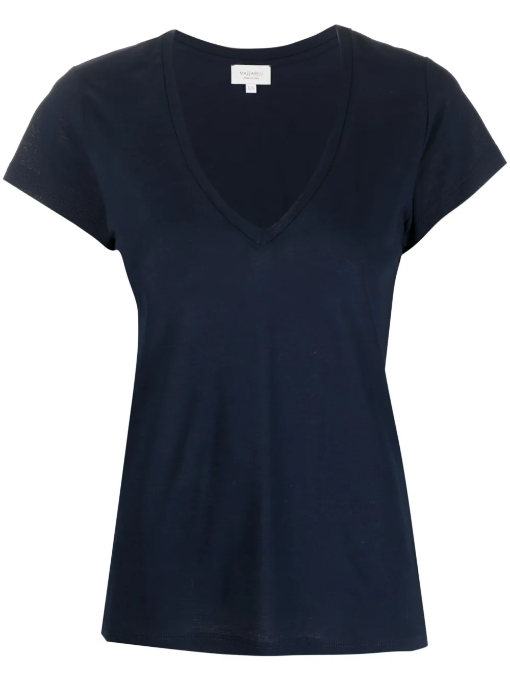 Mazzarelli V-neck cotton T-shirt