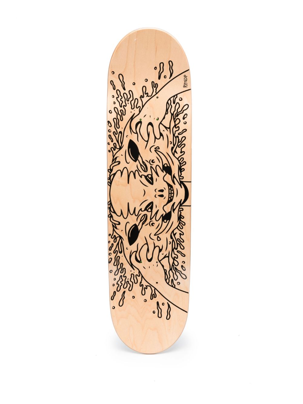 Ripndip Skateboarddeck met doodskop - Beige