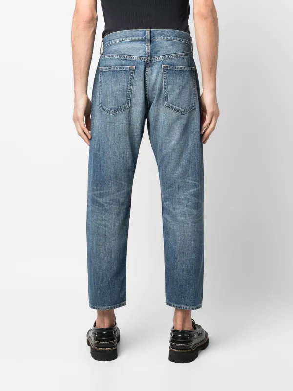 Junya Watanabe MAN patchwork-detail Denim Jeans - Farfetch