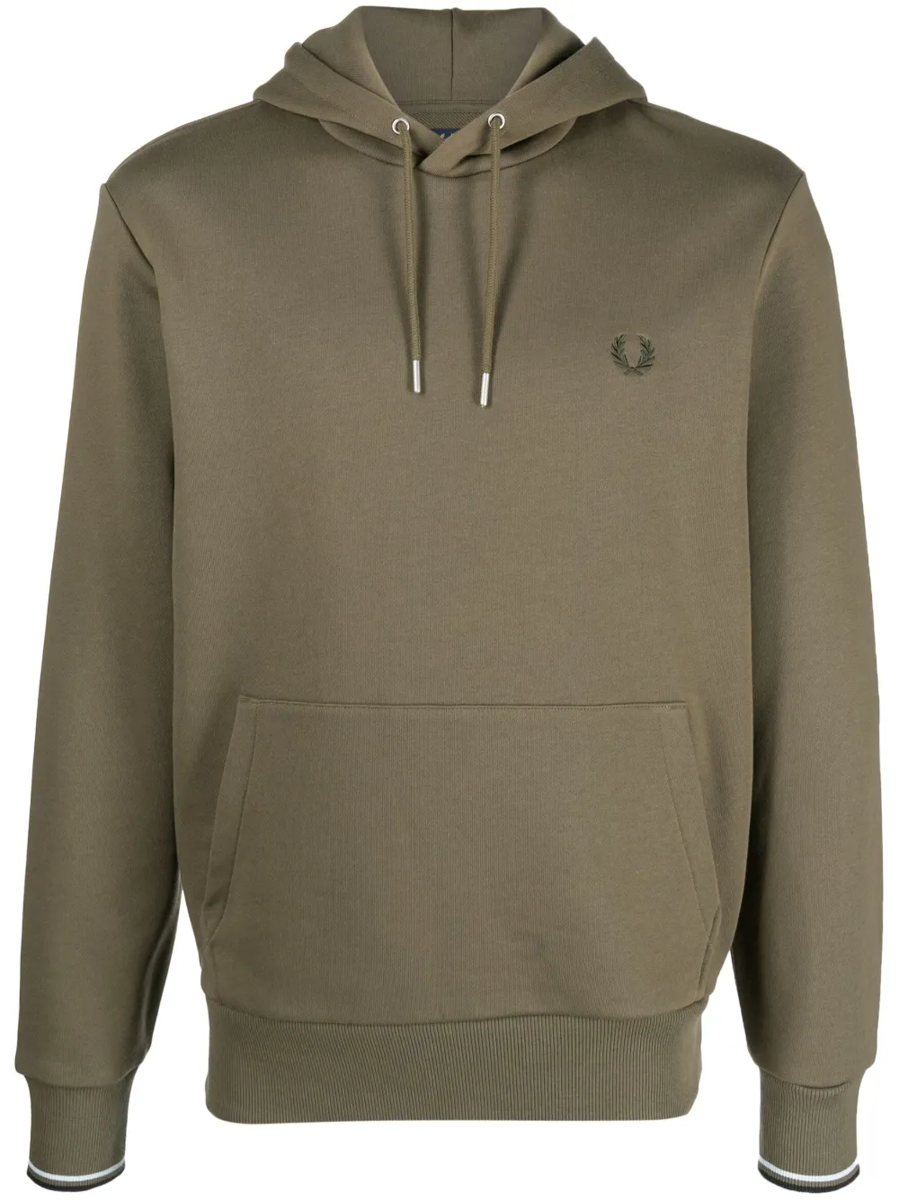 Fred Perry logo hooded sweater