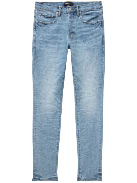 Purple Brand faded low-rise skinny jeans