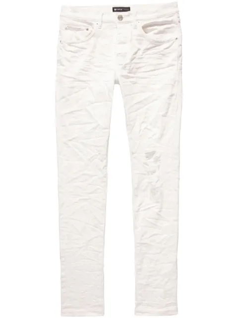 Purple Brand ripped-detail skinny jeans