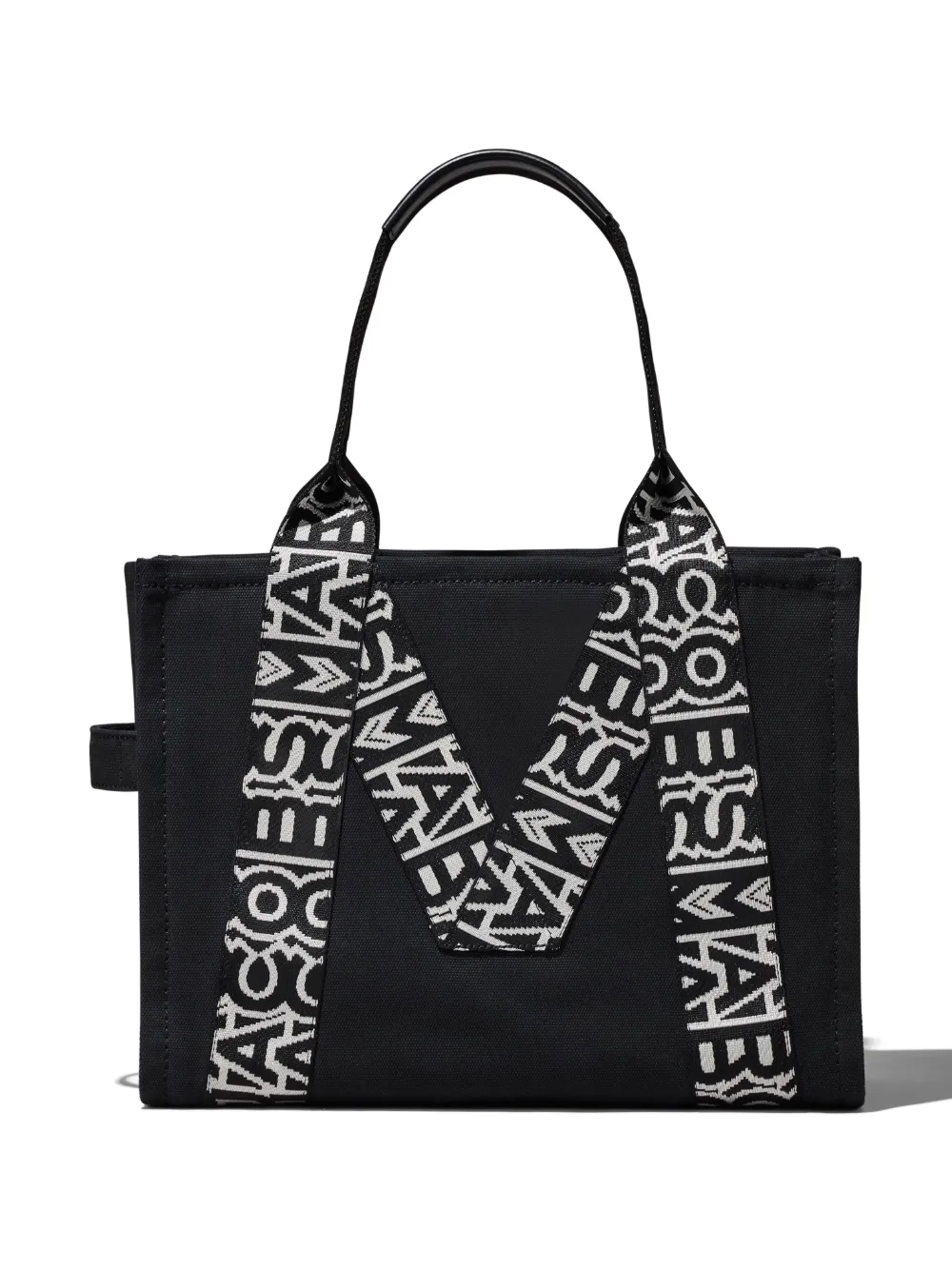 Marc Jacobs The Traveler Canvas Tote Bag In Black/white | ModeSens