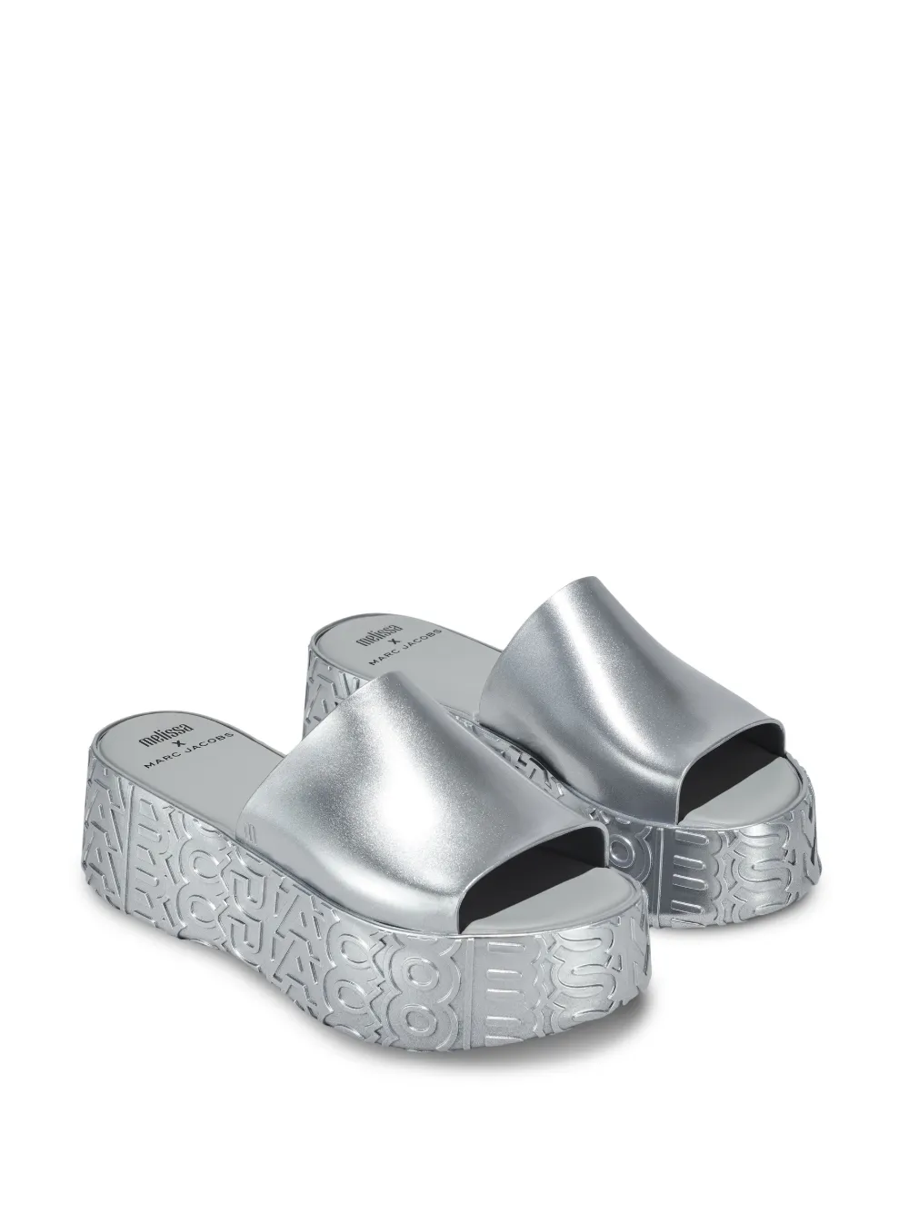 Marc Jacobs x Melissa Becky slippers - Zilver