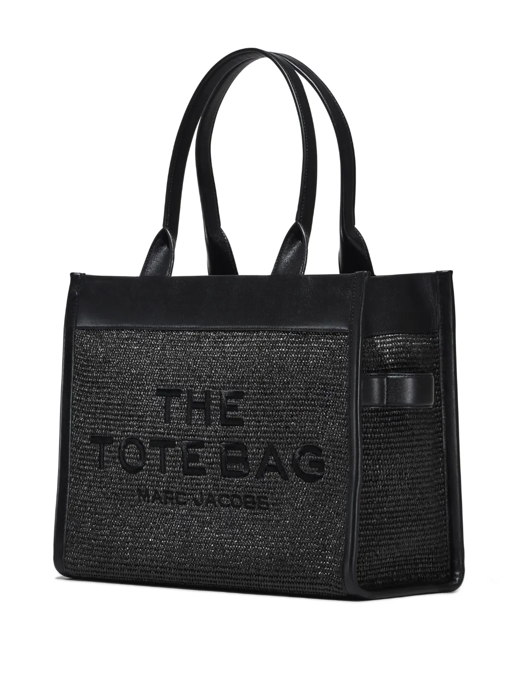 Marc Jacobs Large Wovenraffia Tote Bag In Black ModeSens