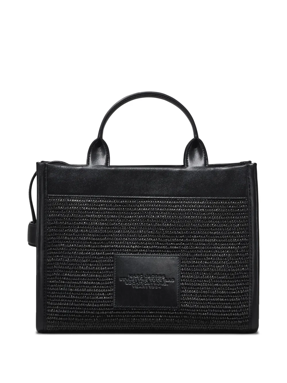 Marc Jacobs Raffia shopper - Zwart