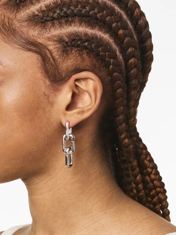 ★MARC JACOBS★ J Marc Chain Link EarringsSilver Marc Jacobs The J Marc chain-link Earrings | Silver | FARFETCH