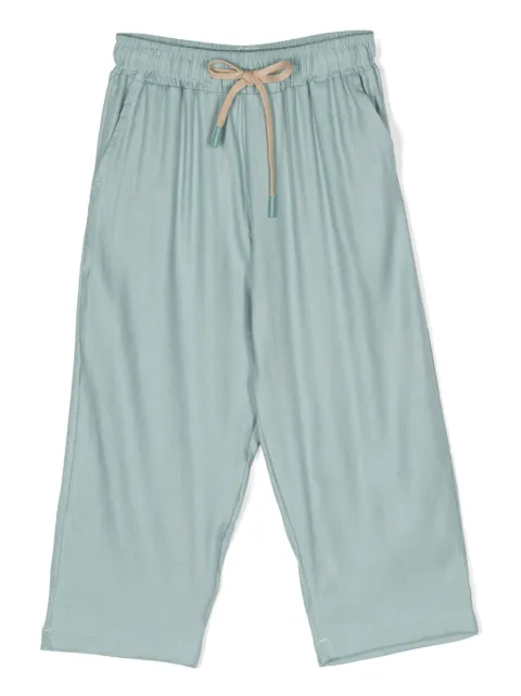 Costumein pantalones rectos con cordones en la pretina 