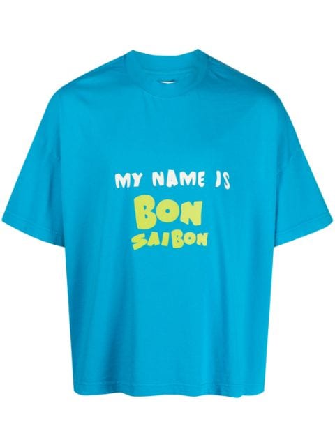 Bonsai graphic-print cotton T-shirt