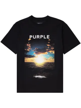 Purple Brand photograph-print Cotton T-shirt - Farfetch