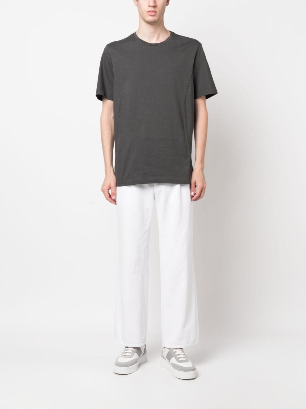 Sease VMG stretch-cotton T-shirt - Grijs