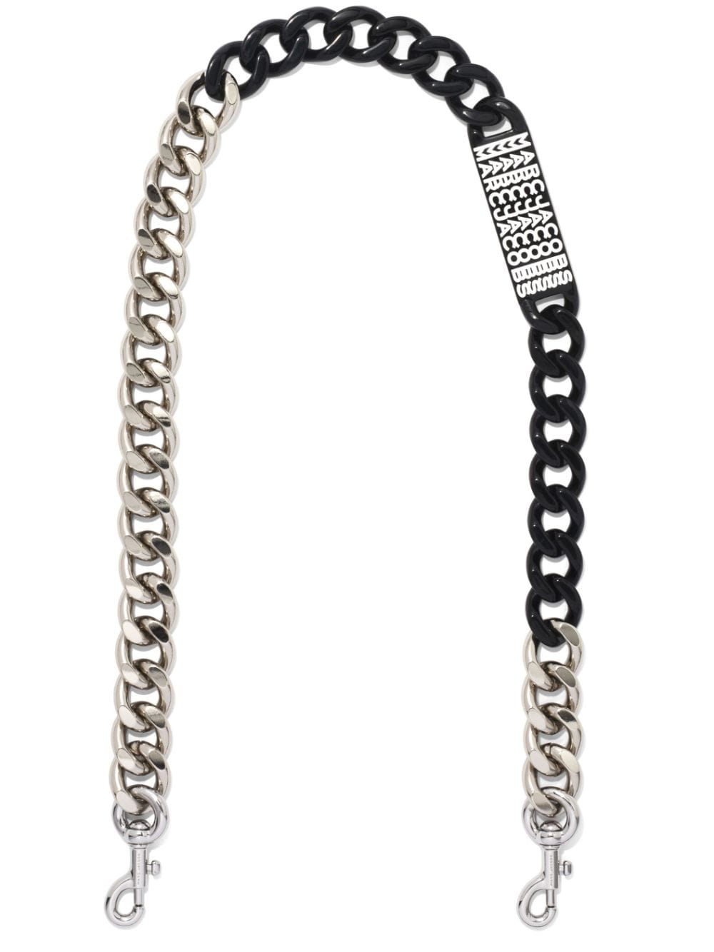 Marc Jacobs The Barcode Chain-link Strap In Silver