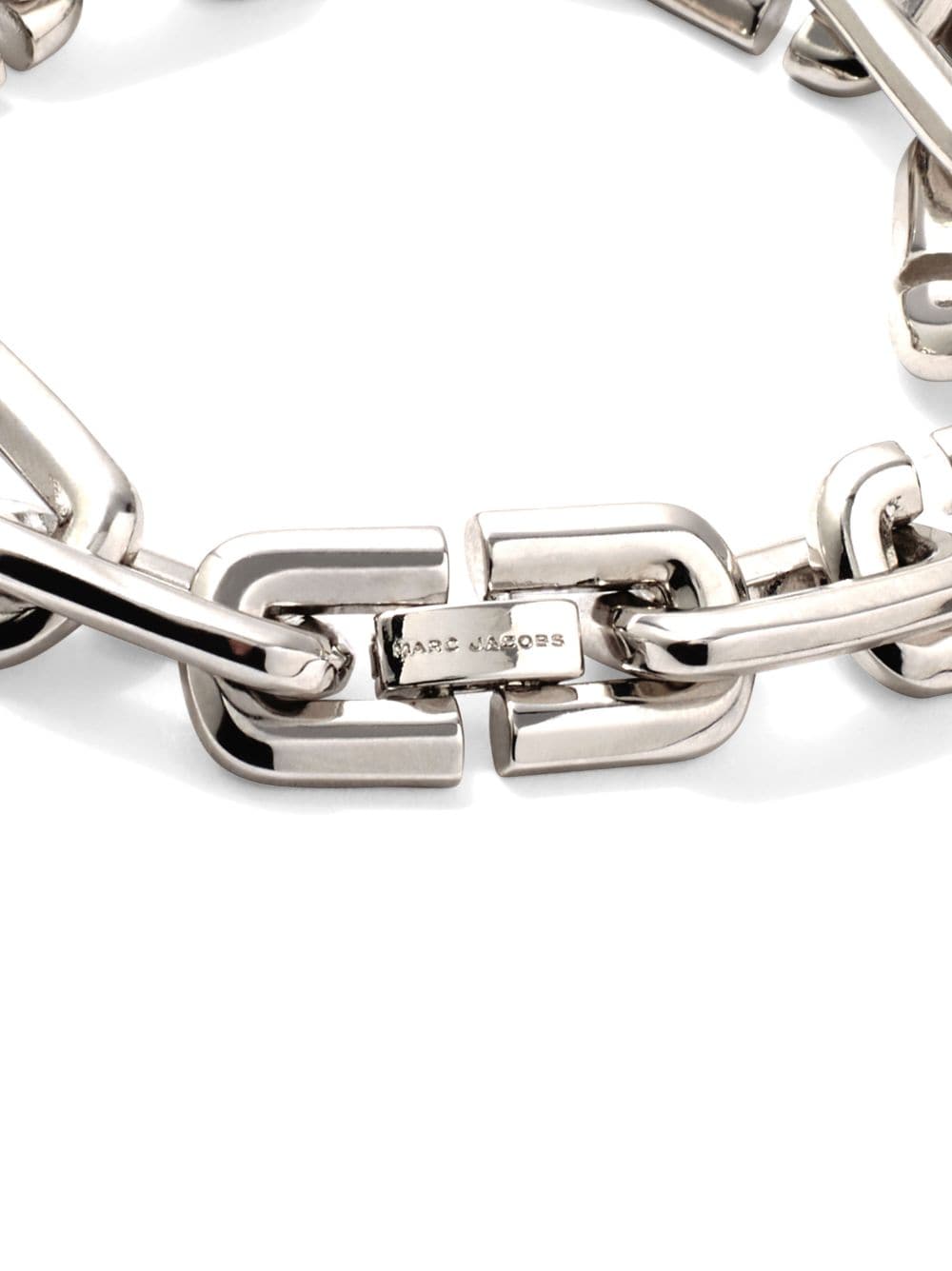 Shop Marc Jacobs The J Marc Chain-link Bracelet In Silver