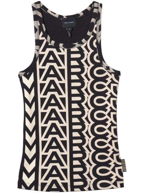 Marc Jacobs monogram-print ribbed tank top