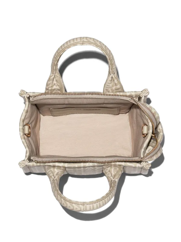 Marc Jacobs The Monogram Leather Crossbody Tote bag | Neutrals