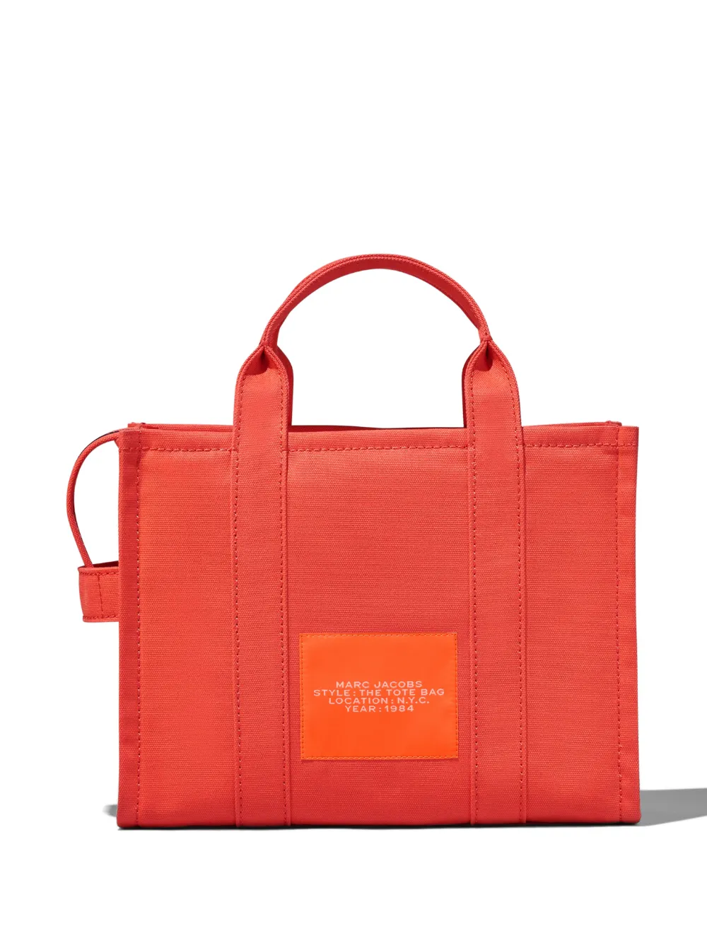 Marc Jacobs The Medium Cotton Tote Bag In Orange