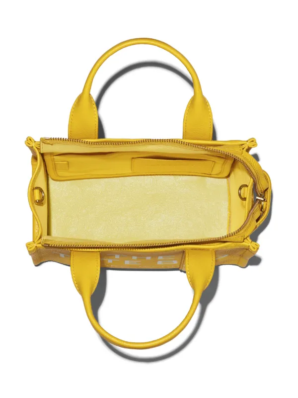 Marc Jacobs The Leather Small Tote Bag | Yellow | FARFETCH