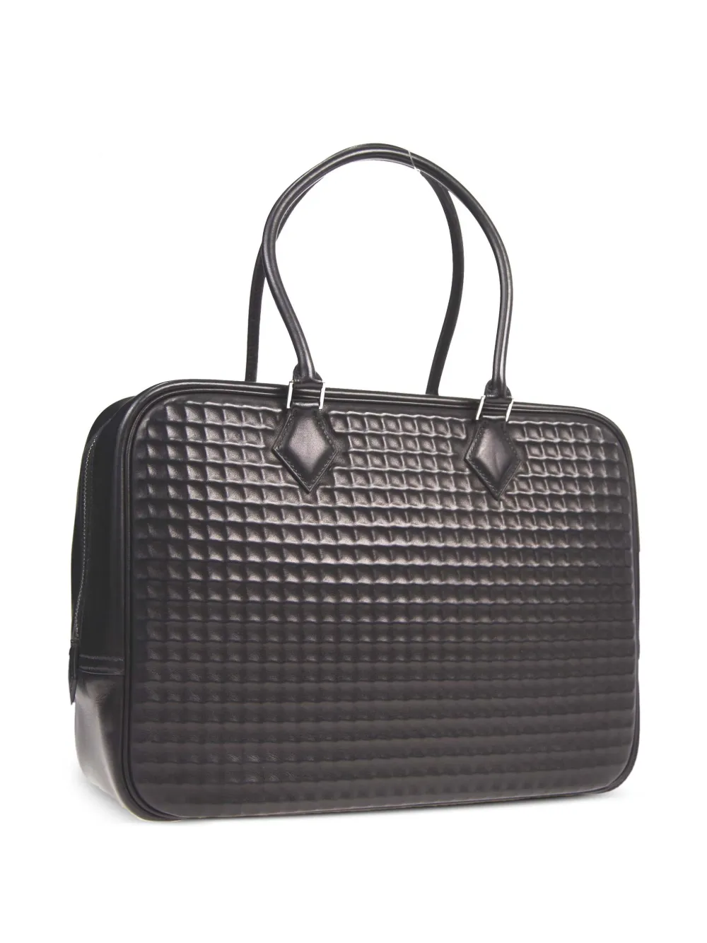 Hermès 2003 pre-owned Waffle Plume 32 handtas - Zwart