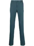 Incotex straight-leg linen-cotton chinos - Blue